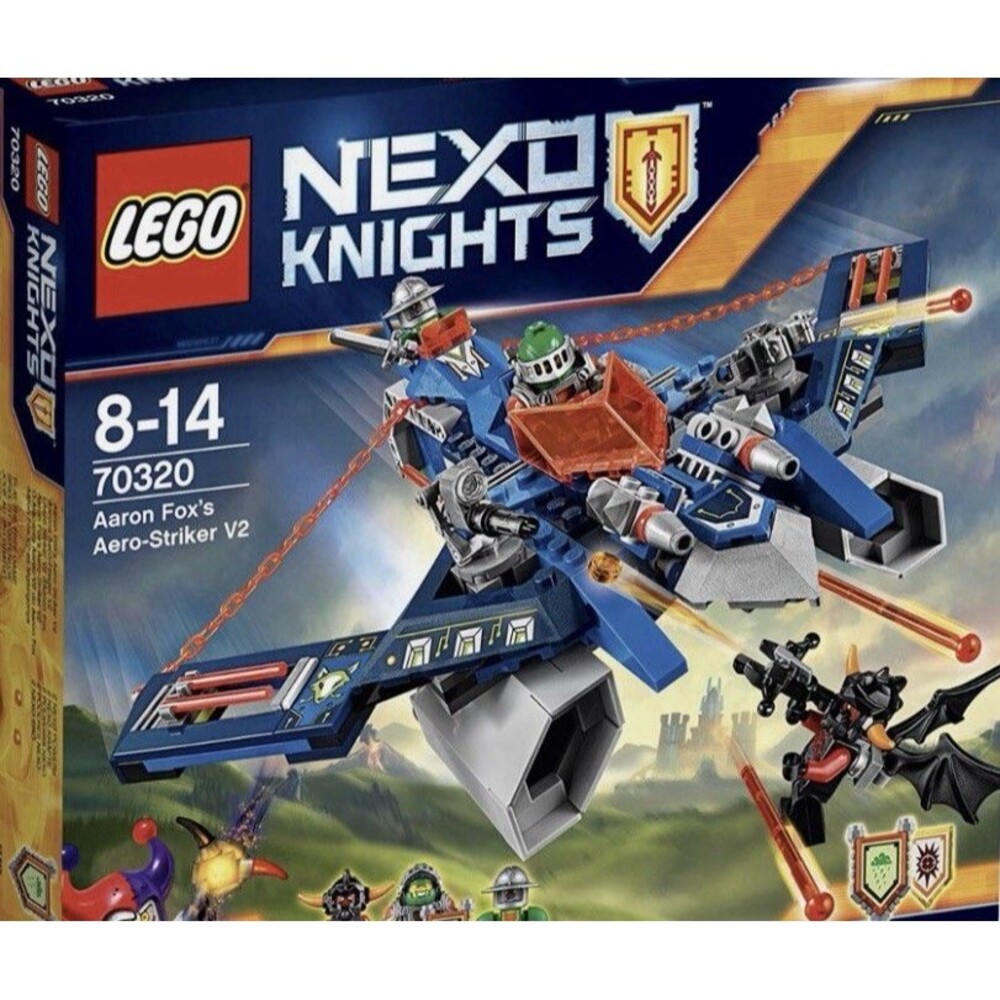 Lego Nexo Knights 70320 Aaron Fox's Aero-Strike Complete With Instructions